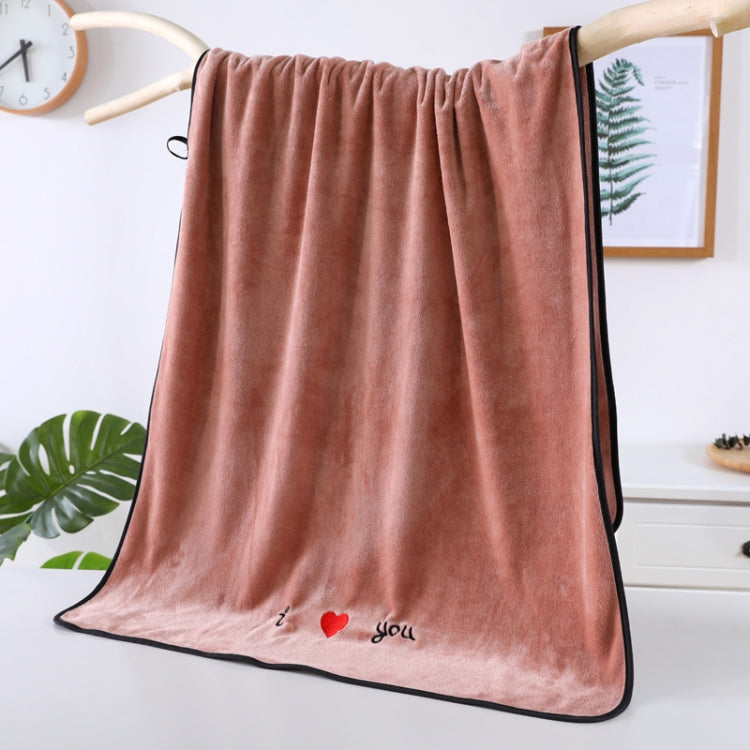 Soft Thick Absorbent Fiber Couple Large Bath Towels, 70x140cm