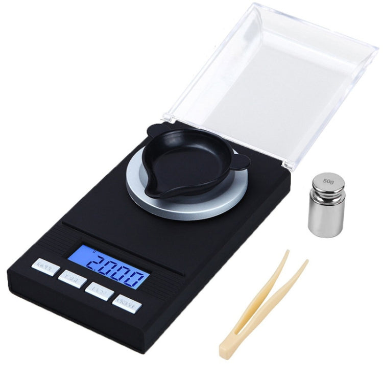 High-Precision Portable Jewelry Scale Mini Electronic Scale Precision Carat Electronic Scale, 10g/0.001g, 20g/0.001g, 50g/0.001g, 100g/0.001g