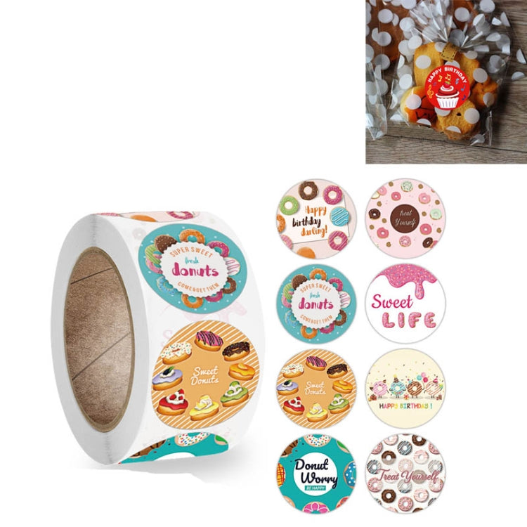 Children Happy Birthday Stickers Decorations Greeting Cards Label, 2.5 cm / 1inch
