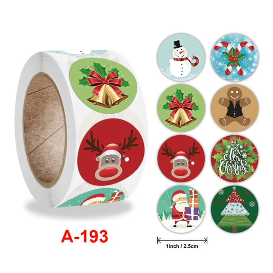 Christmas Holiday Decoration Gift Sticker Label, A-193 Sticker