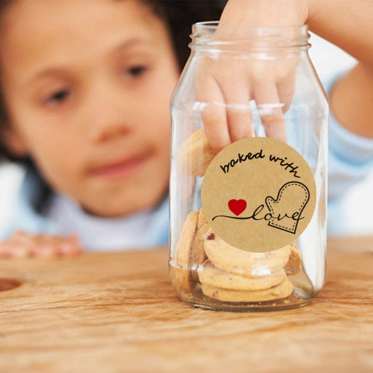 Baked Cake Food Holiday Decoration Label Sticker, 2.5cm / 1inch