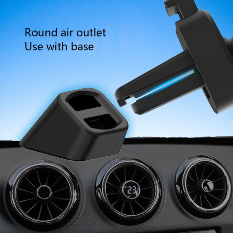 10 PCS Car Air Outlet Clip Accessories Round Olecranon Non-Slip Air Outlet Clip, Air Outlet Clip