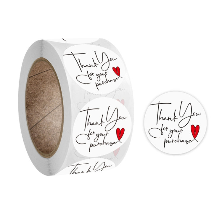 Handicraft Decoration Envelope Seal Sticker Thank You Label, 2.5 cm / 1 inch