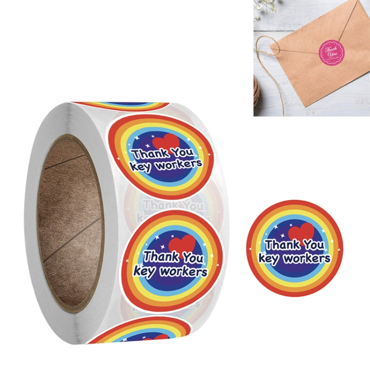 Thank You Sticker Gift Decoration Label, 2.5cm / 1inch