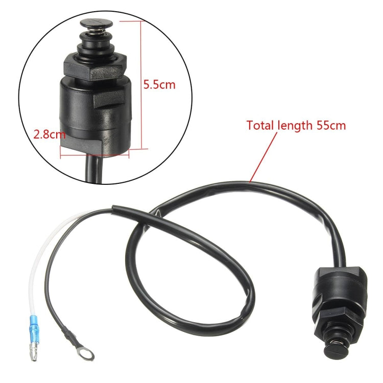 Universal Boat Outboard Engine Motor Kill Stop Switch Safety Tether Lanyard Motorcycle Switches, Outboard Engine Motor