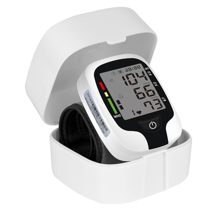 Wrist Type Electronic Blood Pressure Monitor Home Automatic Wrist Type Blood Pressure Measurement, Live Voice Broadcast, No Voice Announcement