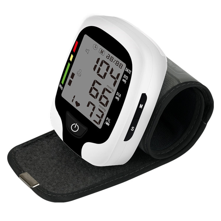 Wrist Type Electronic Blood Pressure Monitor Home Automatic Wrist Type Blood Pressure Measurement, Live Voice Broadcast, No Voice Announcement