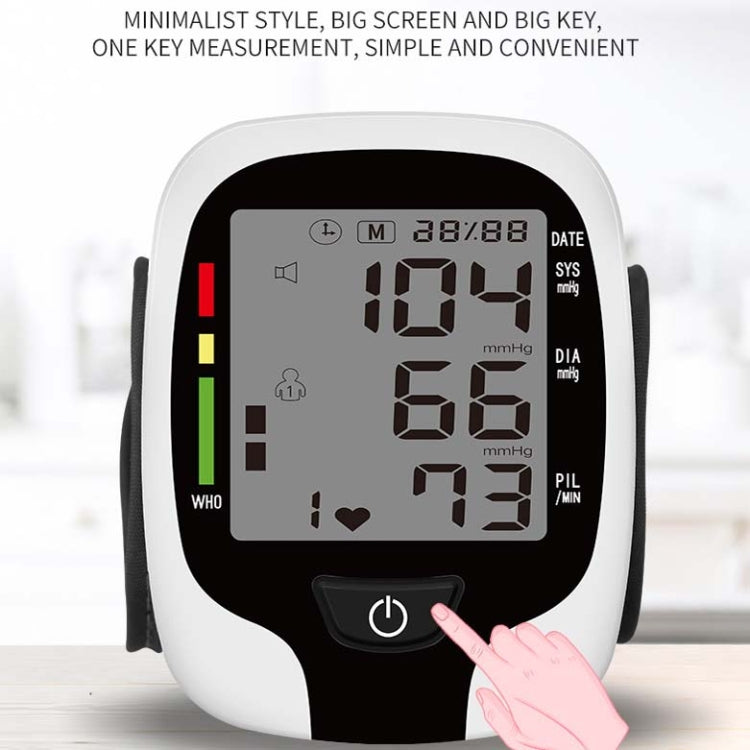 Wrist Type Electronic Blood Pressure Monitor Home Automatic Wrist Type Blood Pressure Measurement, Live Voice Broadcast, No Voice Announcement