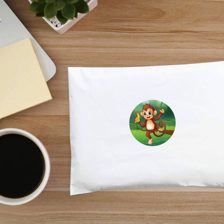 Roll Children Animal Cartoon Stickers Holiday Decoration Label, 3.8cm / 1.5inch