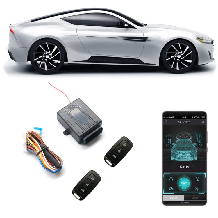 3pcs /Set Car Key-Free Access To The Central Control Lock Mobile Phone APP Control Open And Close The Car Door, Specification: T240, T242, T240