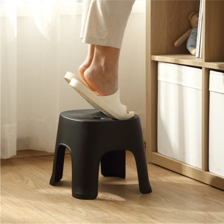 Household Bathroom Row Stools Plastic Stools Thickened Low Stools Square Stools Small Benches, Maple Yellow Children, Retro Red Children, Light Green Children, Black Children, Pink Adult, Maple Yellow Adult, Milk White Adult, Black Adult