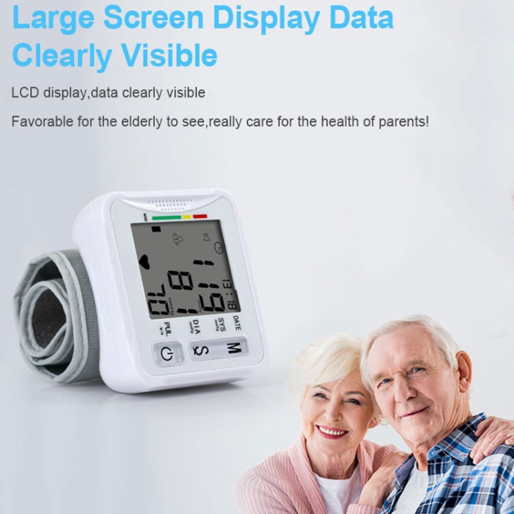 KWL-W01 Home Automatic Smart Wrist Electronic Sphygmomanometer, English With Voice, English Without Voice