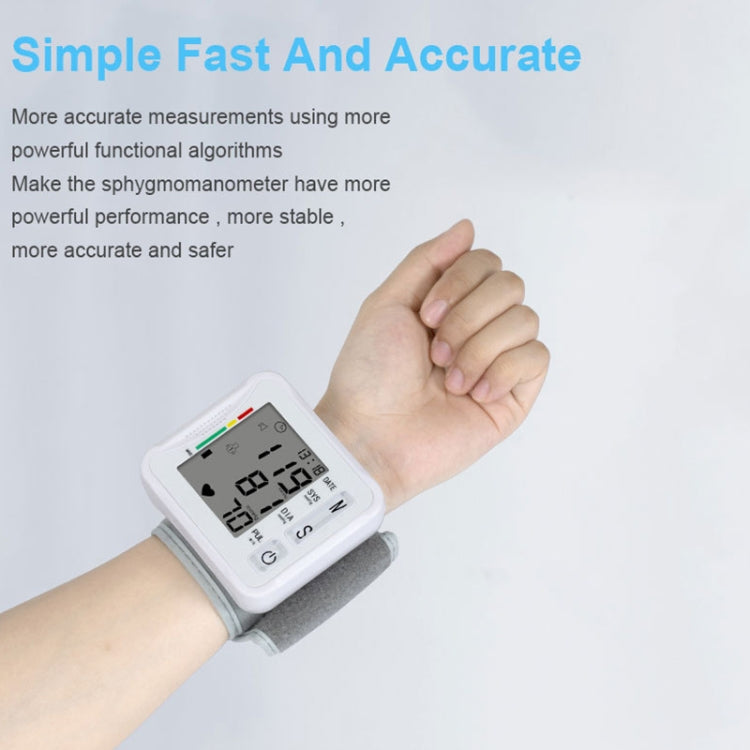 KWL-W01 Home Automatic Smart Wrist Electronic Sphygmomanometer, English With Voice, English Without Voice