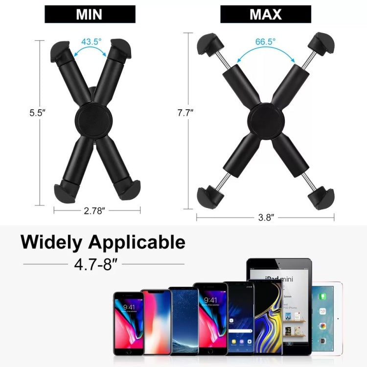 Motorcycle Bicycle Phone Holder Outdoor Riding Equipment Suitable For 4.7-8 Inch Mobile Phone/Tablet