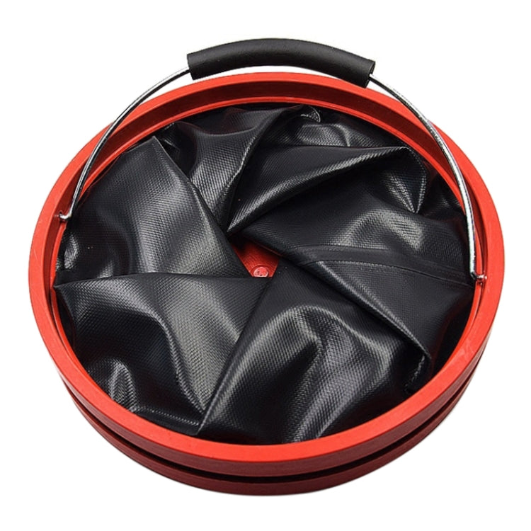 Car Washing Folding Telescopic Bucket Car Household Multifunctional Outdoor Portable Bucket, 12L Folding Telescopic Bucket