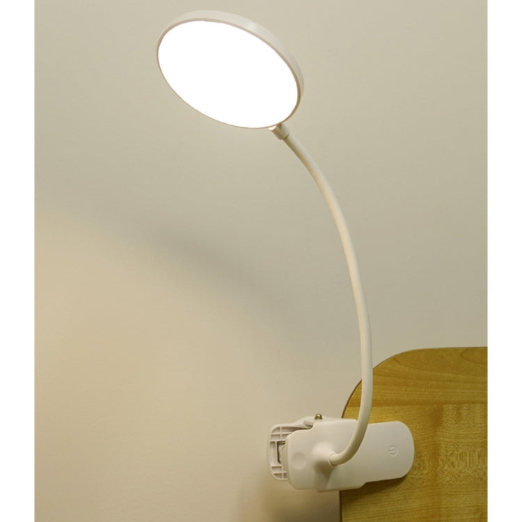 Charging 800mAh Single Color Temperature Three-level Adjustment LED Clip Desk Lamp USB Eye Protection Bedside Lamp