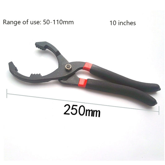 10 Inch Car Repairing Oil Filter Wrench Plier Disassembly Dedicated Clamp Filter Grease Wrench Special Tools, 10 Inch