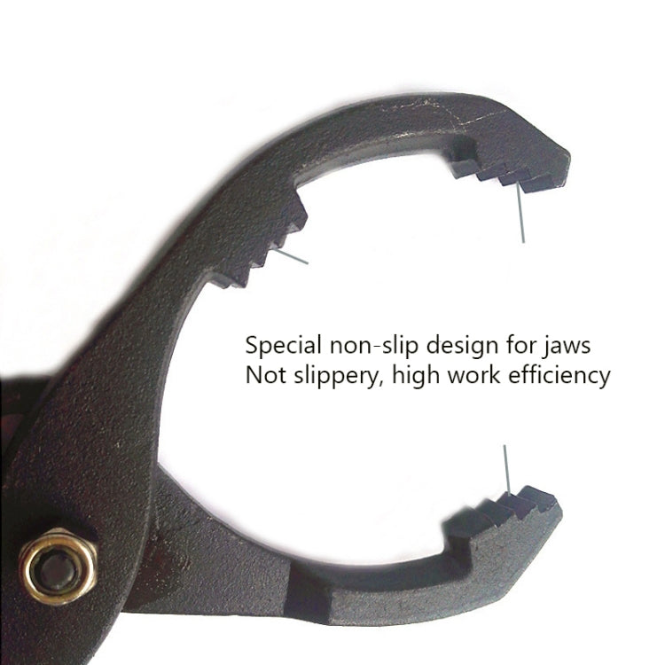 10 Inch Car Repairing Oil Filter Wrench Plier Disassembly Dedicated Clamp Filter Grease Wrench Special Tools, 10 Inch