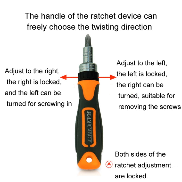 38 In 1 Labor-Saving Ratchet Multi-Purpose Screwdriver Set Household Hardware Tools Combination Screwdriver Toolbox, 38 In 1