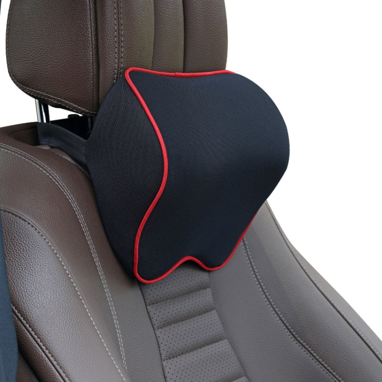 Car Headrest Pillow Neck Pillow Car Memory Foam Cervical Pillow Interior Supplies, Memory Foam Pillow(Black Red Edge), Memory Foam Pillow(Black Brown Edge), Memory Foam Pillow(Black White Edges), Memory Foam Pillow(Beige), Memory Foam Pillow(Light Brow...