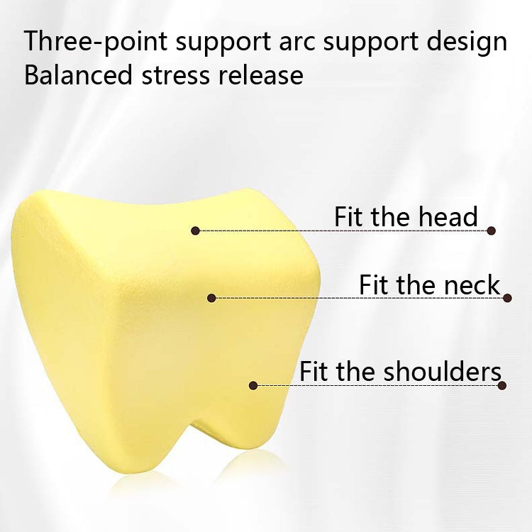 Car Headrest Pillow Neck Pillow Car Memory Foam Cervical Pillow Interior Supplies, Memory Foam Pillow(Black Red Edge), Memory Foam Pillow(Black Brown Edge), Memory Foam Pillow(Black White Edges), Memory Foam Pillow(Beige), Memory Foam Pillow(Light Brow...
