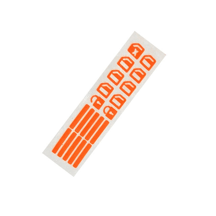 Car Window Sticker Lifter Modified Sticker Car Luminous Switch Car Window Button Car Sticker, Luminous Green, Luminous Orange, Luminous Blue