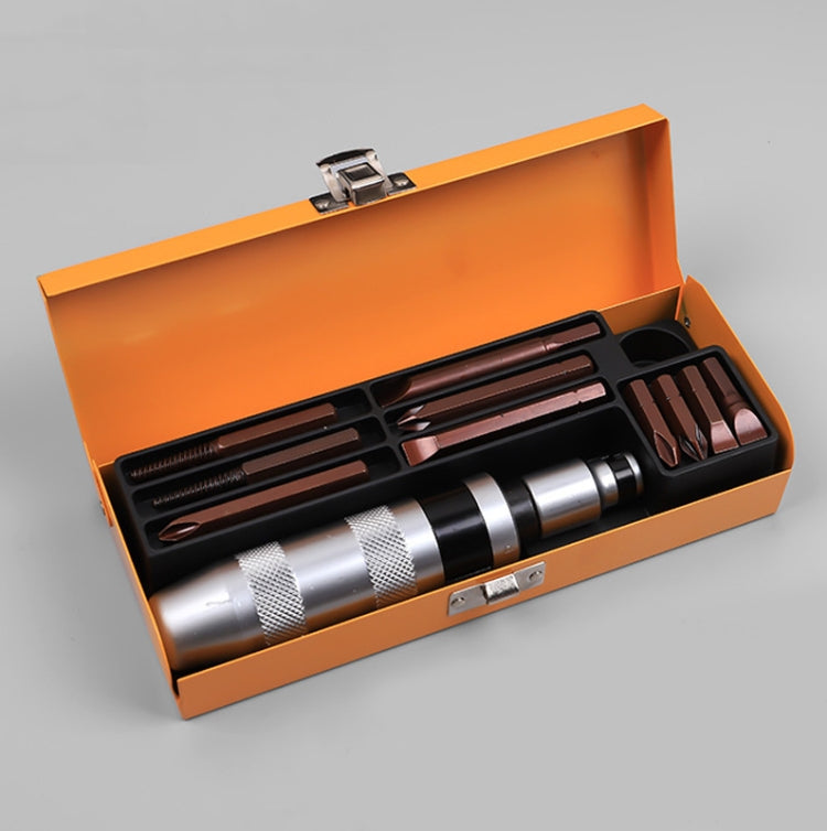 Impact Screwdriver Socket Set for Rusty Stubborn Screws, 7 In 1, 8 In 1, 13 In 1 Iron Box, S2 12 In 1