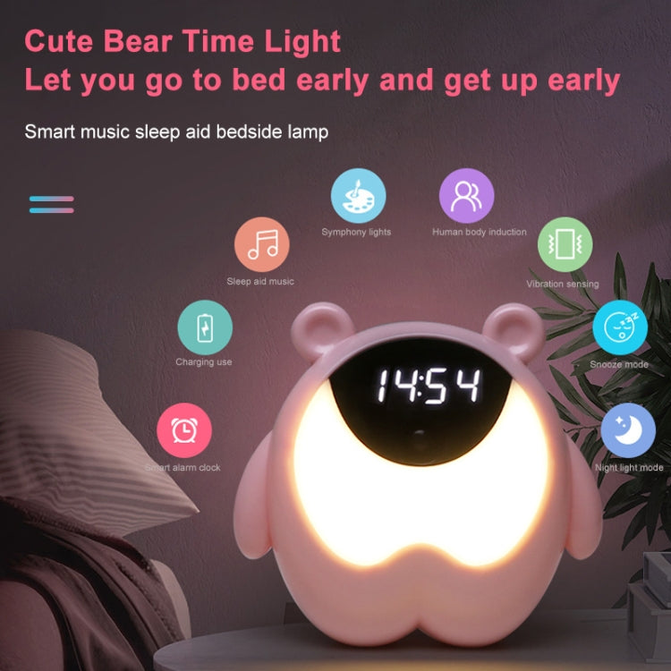 ساعة منبه ذكية لغرفة نوم الأطفال من Creative Time Light، أحادية اللون 3 واط، سبعة ألوان 3 واط