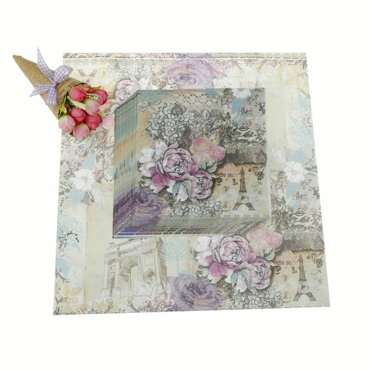 Colorful Print Party Decoration Napkin Facial Tissue, French Style