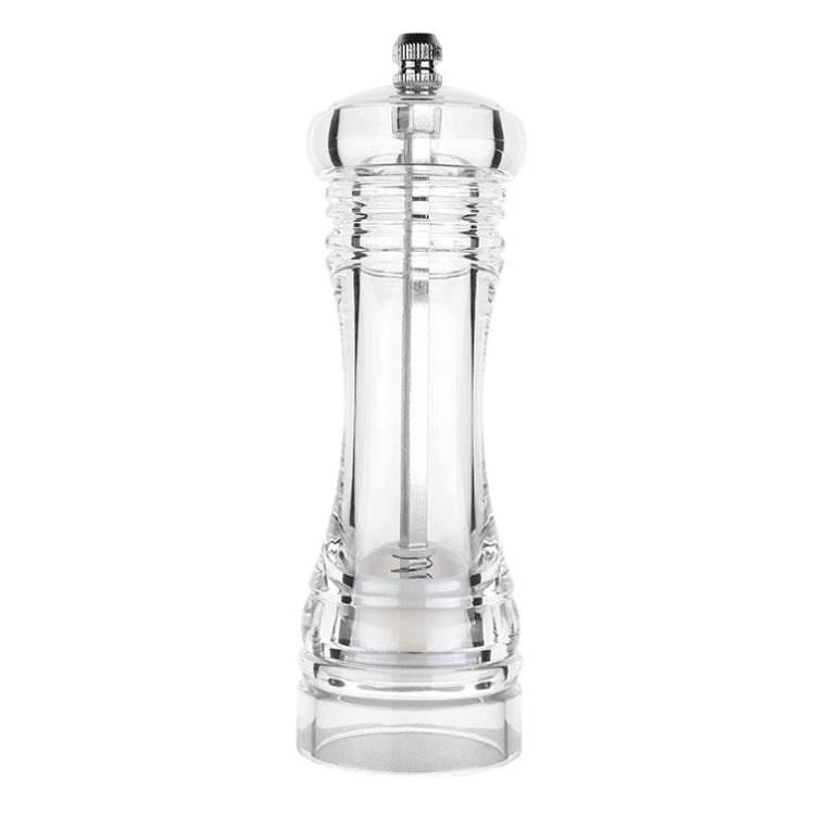 Acrylic Transparent Pepper Grinder Manual Pepper Grinder Ceramic Core Multi-Purpose Seasoning Bottle, 4 Inch, 5 Inch, 6 Inch