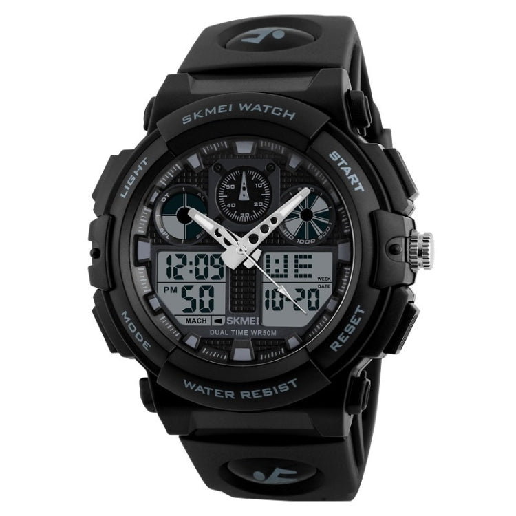 SKMEI 1270 Men Waterproof Dual Display Digital Watch Outdoor Sports Watch