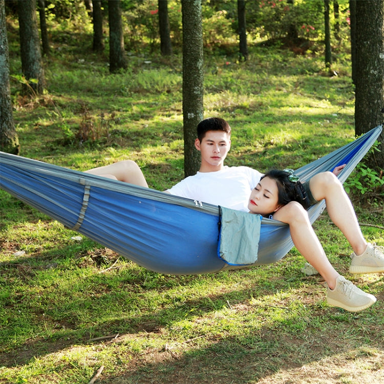 1-2 Person Outdoor Mosquito Net Parachute Hammock Camping Hanging Sleeping Bed Swing Portable Double Chair, 260 x 140cm