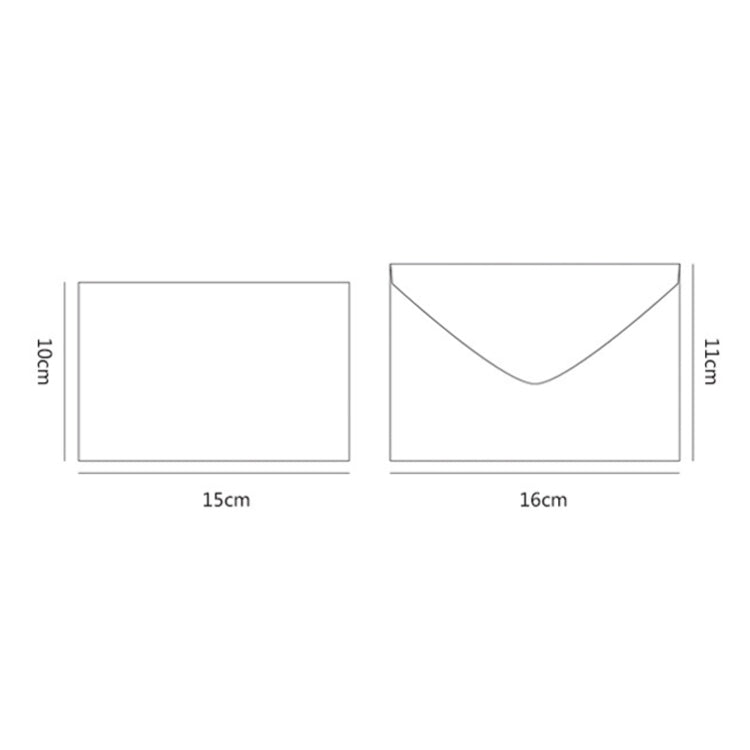 6pcs / Set Thank You Card Creative Half-Fold Greeting Card, Half-Fold Greeting Card