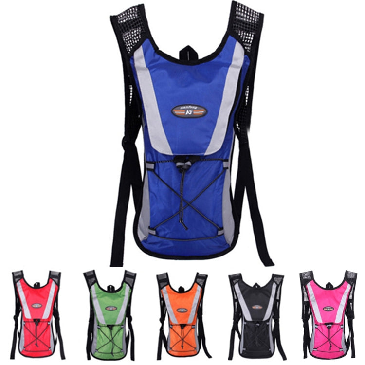 Outdoor Sports Mountaineering Cycling Backpack Water Bottle Breathable Vest, Red, Green, Blue, Black, Pink, Orange
