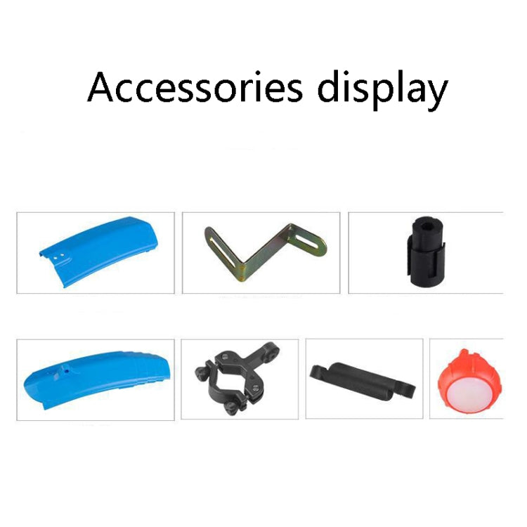 Bicycle Telescopic Folding Mudguard 27.5 Inch Extended Water Retaining LED Taillight