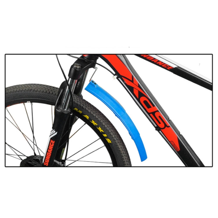 Bicycle Telescopic Folding Mudguard 27.5 Inch Extended Water Retaining LED Taillight