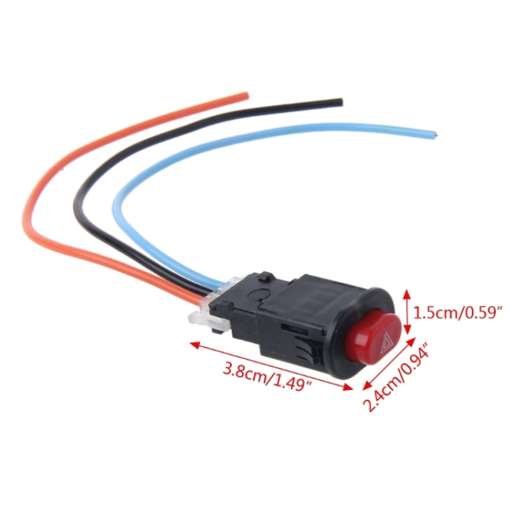 Motorcycle Hazard Light Switch Double Warning Flasher Emergency Signal, Hazard Light Switch