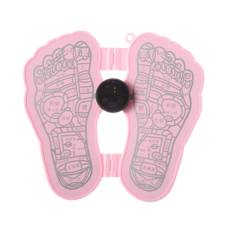 MLR-125 Mini Foot Massager Elderly Foot Foot Massager EMS Portable Pulse Home Foot Relaxing Massager, Black (Battery), Pink (Battery), Pink (Rechargeable), Black (Rechargeable)