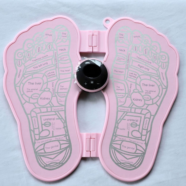 MLR-125 Mini Foot Massager Elderly Foot Foot Massager EMS Portable Pulse Home Foot Relaxing Massager, Black (Battery), Pink (Battery), Pink (Rechargeable), Black (Rechargeable)