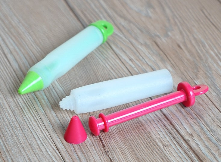 Silicone Food Writing Pen Chocolate Decorating tools Cake Nozzles, Cake Nozzles