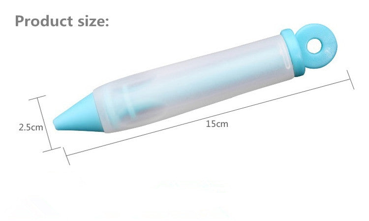 Silicone Food Writing Pen Chocolate Decorating tools Cake Nozzles, Cake Nozzles