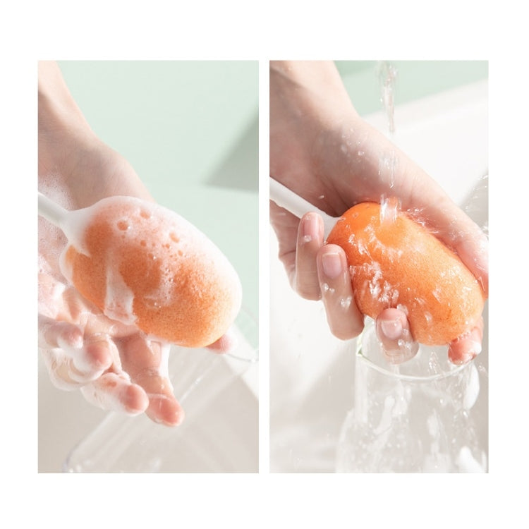 Long Handle Vertical Cup Brush Baby Bottle Sponge Cleaning Brush, Length: 29cm, White, Blue, Pink