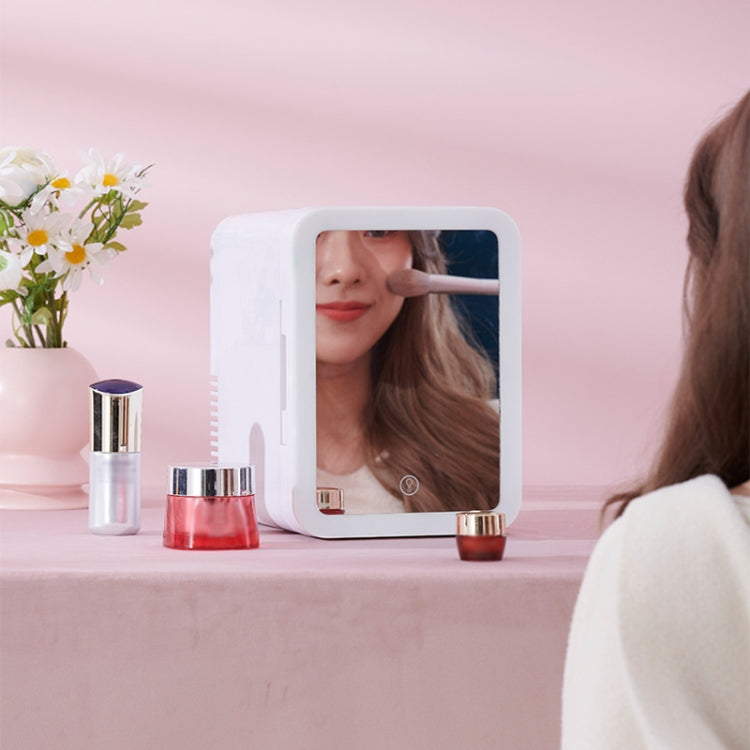 5L Beauty Makeup Mirror Skin Care Products And Facial Mask Refrigerator Semiconductor Car Refrigerator, 5L White (EU Plug), 5L White (UK Plug), 5L White (US Plug), 5L White (AU Plug)