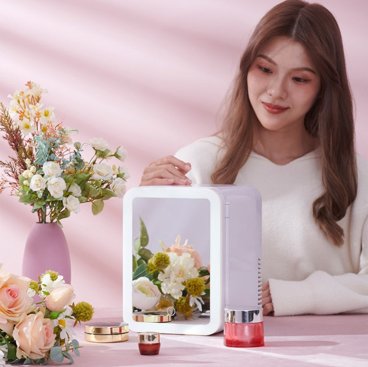 5L Beauty Makeup Mirror Skin Care Products And Facial Mask Refrigerator Semiconductor Car Refrigerator, 5L White (EU Plug), 5L White (UK Plug), 5L White (US Plug), 5L White (AU Plug)