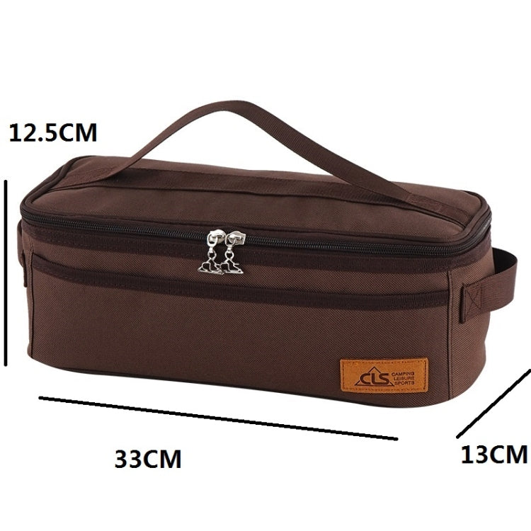 CLS Outdoor Camping Cookware Storage Bag BBQ Tableware Storage Bag Travel Portable Toiletry Bag