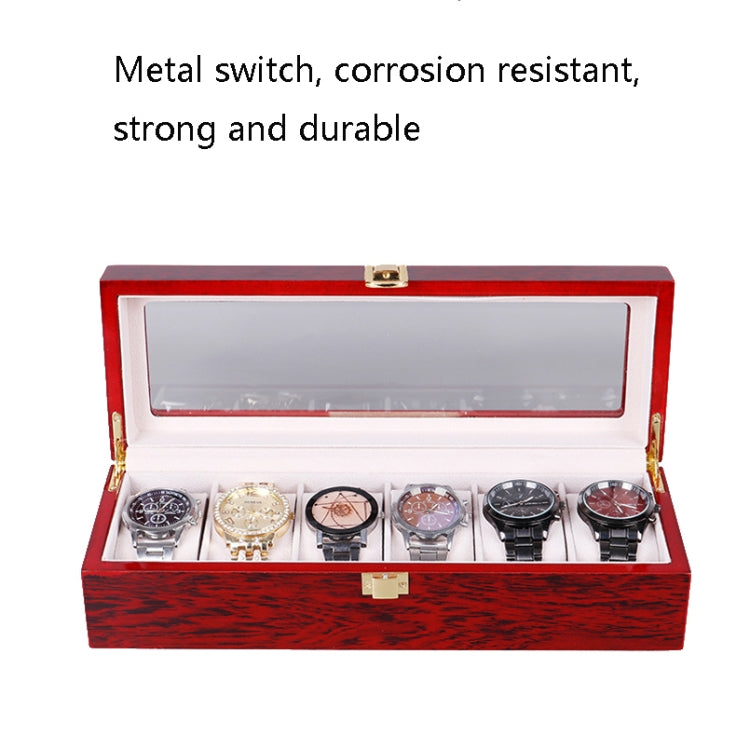 Wooden Baking Paint Watch Box Jewelry Storage Display Box