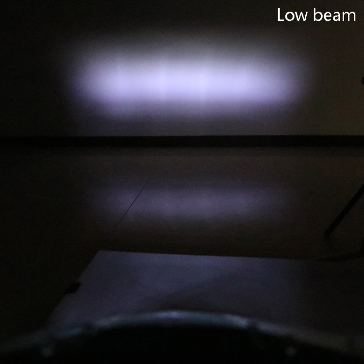 Motorcycle LDE Retro Headlights LED Far Near Beam Lights For Yamaha LC135 V2-V6, Transparent Glass, Smoked Glass