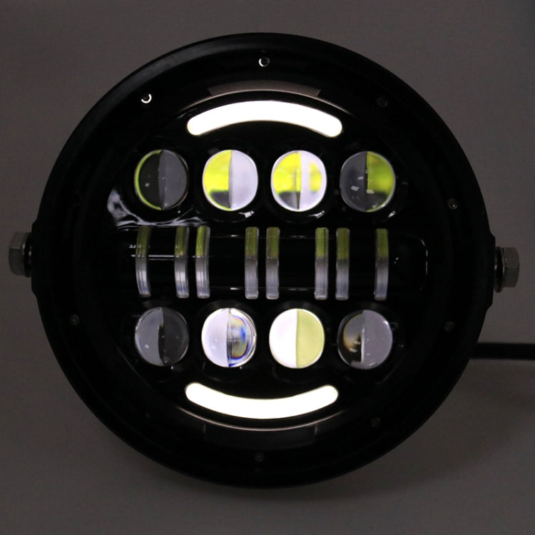 7 Inch Motorcycle Retro Modified Headlights Day Trip LED Far Near Beam Lights For Wrangler / Harley, Day Trip LED Far Near Beam Lights