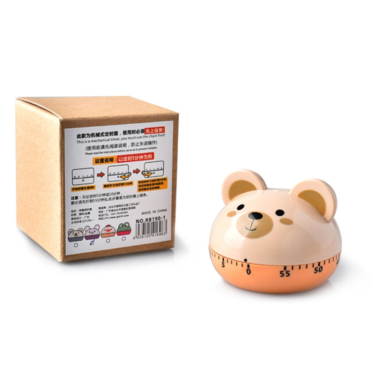 Kitchen Mechanical Timer Cartoon 60 Minutes Timer Baking Cooking Reminder, RB190-1 Frog, RB190-1 Chicken, RB194-1 Puppy, RB194-1 Monkey, RB208-1 Carrot, RB208-1 Tomato