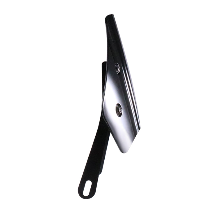 5-7 Inch Retro Motorcycle Windshield Universal Modified Windshield, Black, Smoky, Transparent